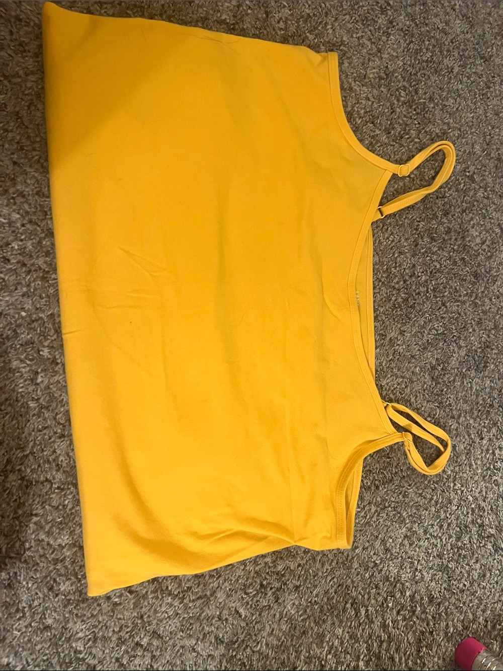 Lane Bryant Yellow Spaghetti Strap Camisole